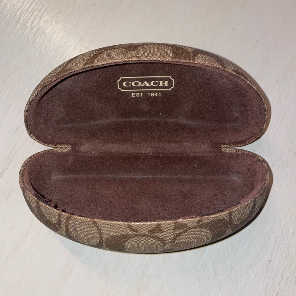 Coach sunglasses case